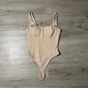 SO Good For Life Beige Bodysuit - XS